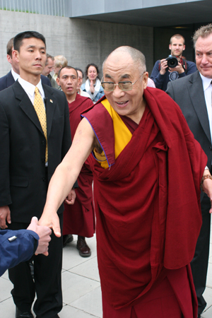 Dalai Lama i Göteborg.