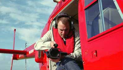 Inspelning i Kapstaden.