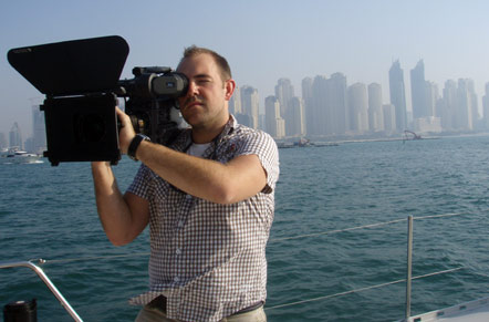 Filmning i Dubai